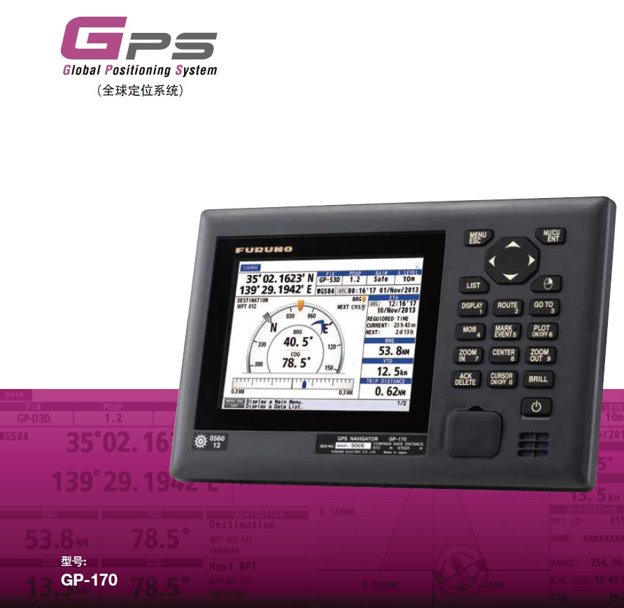 FURUNO古野GP-170（GPS）全球定位系统